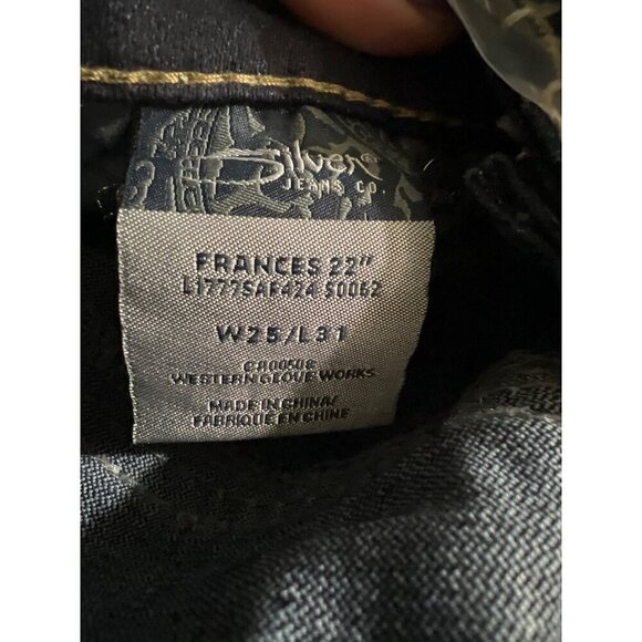 Silver Jeans Co. Frances 22 “ Womens Jeans Sz W25 L 31 - Picture 4 of 13